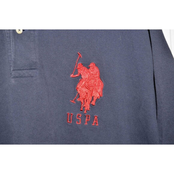 Mens Blue US Polo Assn Ralph Lauren Vtg Big Pony Shirt Size 4xl - Picture 3 of 7